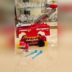 PAW Patrol Marshall Rise and Rescue Transforming Vehicle Playset Figure Complete